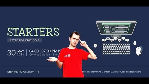 CodeChef May Starters Screencast