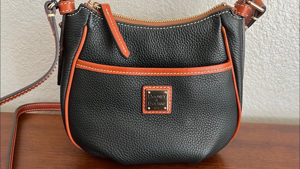 Dooney & Bourke Pebble Leather Mini Margot Crossbody 