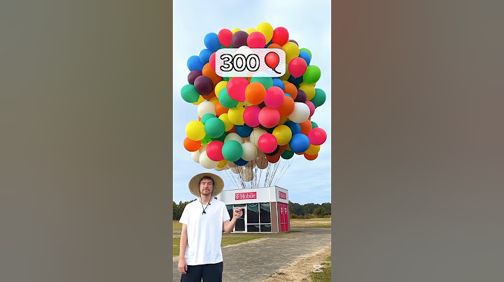 How Many Balloons To Make a Store Fly?
