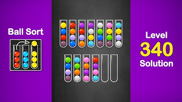 Ball Sort Puzzle Solution Level 340