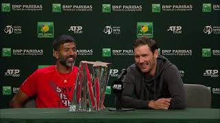 ATP Doubles Final: Ageless Wonder Bopanna and Ebden Win BNP Paribas Open  Doubles Title - BNP Paribas Open