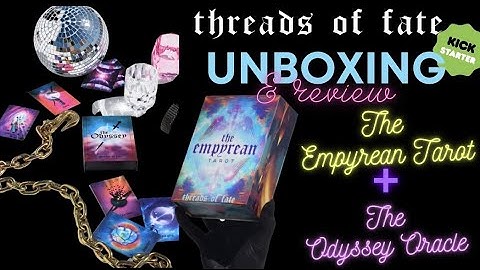 Threads of Fate Kickstarter NEW DECKS Unboxing and Review 2023