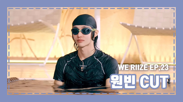 [원빈 cut] WE RIIZE EP.23 | Anton's Swimming School ❮앤톤을 이겨라!❯