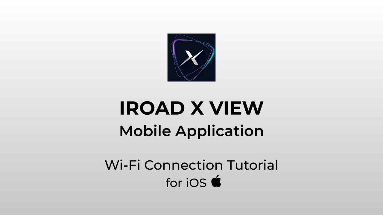 IROAD X VIEW Mobile App: Wi-Fi Connection Tutorial (iOS | 2022) - YouTube