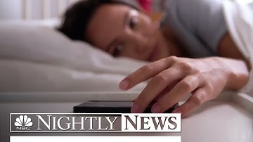 Are Electronic Devices Are Ruining Our Sleep? | NBC Nightly News
