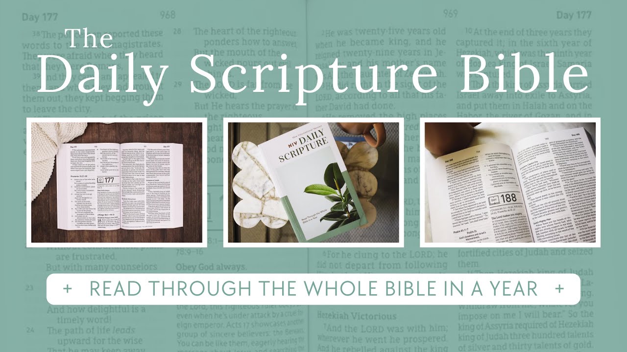 Youtube Scripture Reading Read Through the Whole Bible in a Year with Daily Scripture - YouTube