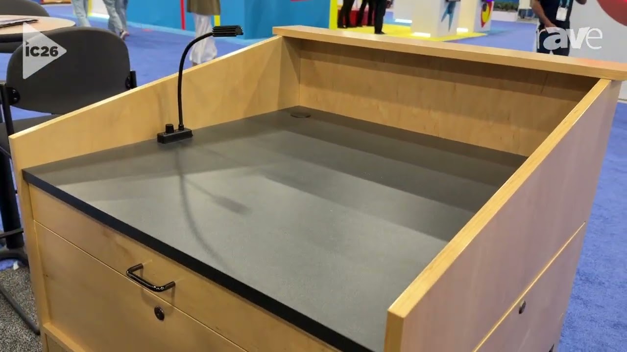 InfoComm 2026: KSI Professional Showcases ESL-32 Multi-Media Lectern