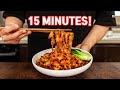 These 15 Minute Chili Garlic Noodles Will Change Your LIFE!