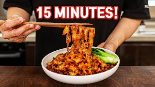 These 15 Minute Chili Garlic Noodles Will Change Your LIFE!