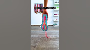 ✅ SHOES WITH CARBON PLATE vs ❌ SHOES WITHOUT CARBON PLATE. What do you think? 🤔 #running #shoes