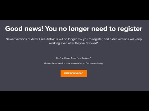 avast register online content unavailable