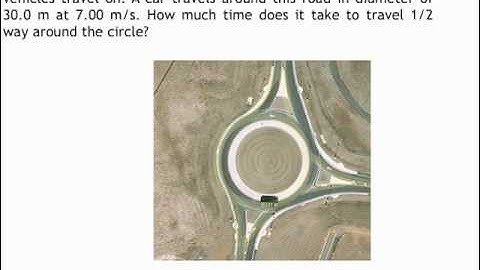 Circular Motion Example Problem