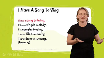 I Have A Song To Sing - Sing Sign™ (Signing Video) Sample