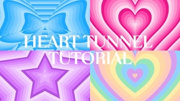 How To Make Heart Tunnel Animation - After Effects Tutorial