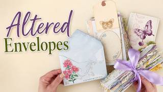Beautiful Altered Envelopes for Junk Journals ✉️ Vintage Cottage Style