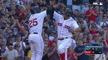 NYY@BOS: Bogaerts hammers his 20th home run to left