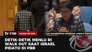 Menlu Retno 'Walk Out' di Sidang DK PBB Saat Perwakilan Israel Berpidato | Kabar Petang tvOne