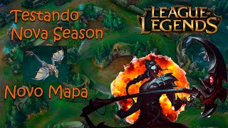 Jogando Nova Season - Novo Mapa - Dragão Das Nuvens - League Of Legends