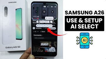 How to Use AI Select on Samsung A26 - Setup AI Select