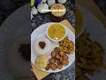 simple lunch thali #lunchthali  #husbandlunch #homemadefood