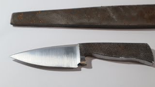 Making Knife From an Old File DIY