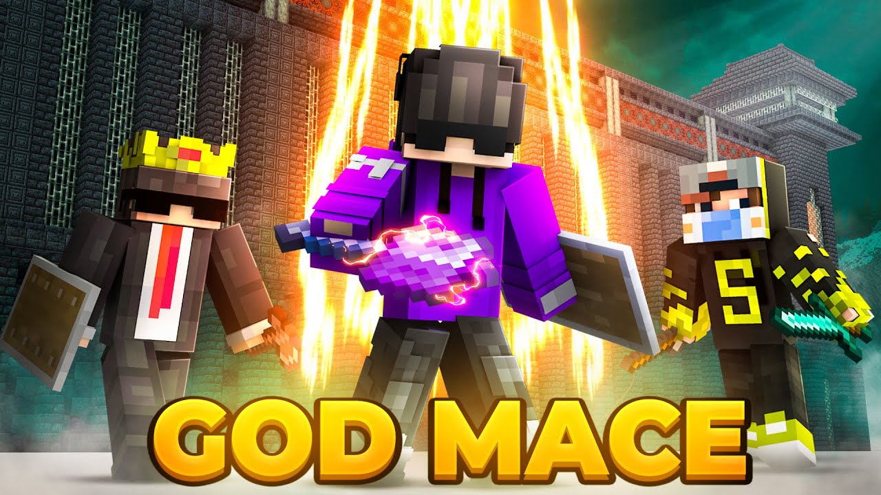 How I Stole This GOD MACE In This Minecraft SMP ft. @YesSmartyPie ...