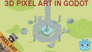 How to make 3D Pixel Art in Godot!  (godot 3.X)