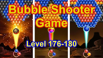 Bubble Shooter Level 176-180 Fun Game On Cell Phone How To