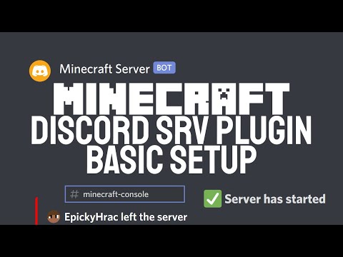 Minecraft DiscordSRV Plugin | Basic setup | Epický Hráč