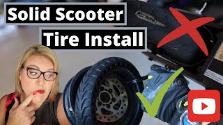 How To - Solid Tubeless Tire Install for your Xiaomi 365 or Hover 1 Scooter (8.5 in tire) by How I Did It 223,887 views 4 years ago 6 minutes, 44 seconds