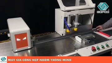 Máy Cắt Nẹp Nhôm Thông Minh Sử Dụng Thước Đo Kết Nối Bluetooth