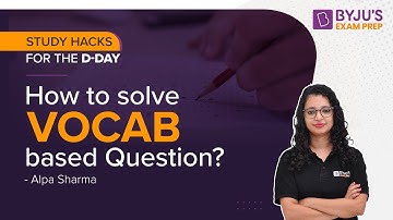 2 Mins Hack to Solve Vocabulary Based Questions #clatexam