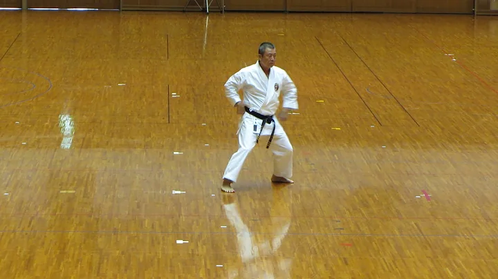 Chinto kata performed by Taira Yoshitaki , Matsuba...