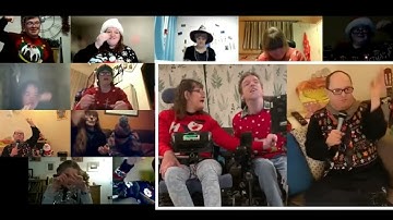 8 sleeps to go - Makaton Countdown to Christmas 2021