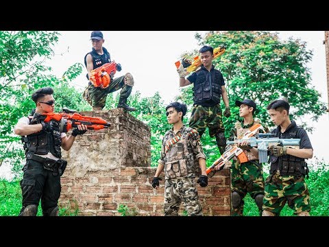 Banana TV : Special Mission Missile Squadron Skill Nerf Guns Fight High-tech Crime Gang War