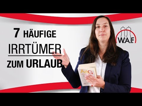 Video: Das Verfahren Zur Berechnung Der Entschädigung Für Nicht In Anspruch Genommenen Urlaub