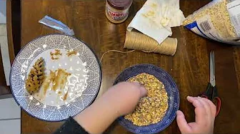 Birdseed Ornament How-to
