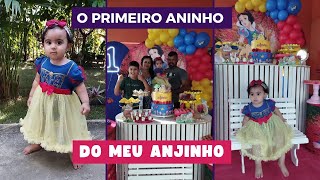 Venha ver como foi o aniversário da branca Aurora kkk