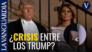Melania suelta la mano de Trump ante las cámaras y desata las especulaciones