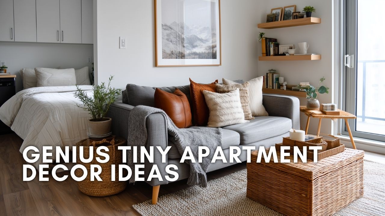 Genius Tiny Apartment Decor Ideas That Save Space - YouTube