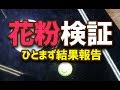 【実験ch】べったり花粉を洗浄・ひとまず結果報告（４）