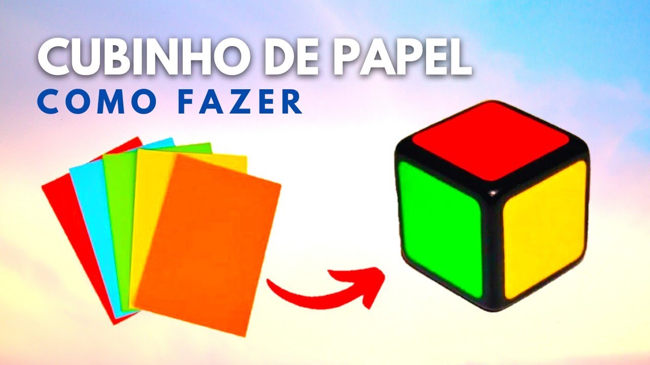 Cubo De Rubik De Papel How to make a 1x1 PAPER RUBIK CUBE - YouTube