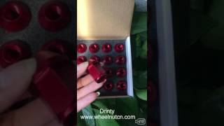 Aluminum wheel nut from Drinty#wheelnut #wheelbolt #wheel
