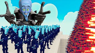 100x MEGAMIND + 1x GIANT vs EVERY GOD - Totally Accurate Battle Simulator TABS