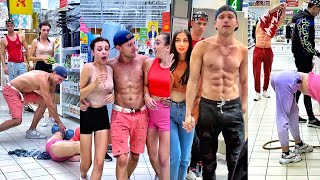 CRAZY PRANK WORKOUT In The SHOP 😅 (prt.18)