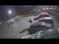 Man with Machete Runs Towards Officers