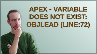 Salesforce: Apex - Variable does not exist: objLead (line:72)