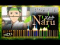 ツルネ(Tsurune) OP - Naru/ラックライフ【Piano Tutorial &amp; Sheets】(ピアノ楽譜)