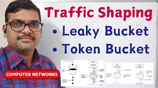Leaky Bucket vs Token Bucket Algorithm || Traffic Shaping Made Easy || Computer Networks
