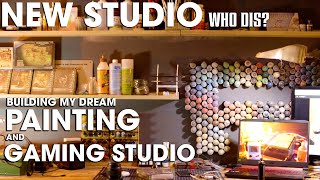 NEW STUDIO who dis? || Building My Dream MINIATURE PAINTING Studio On The Cheap